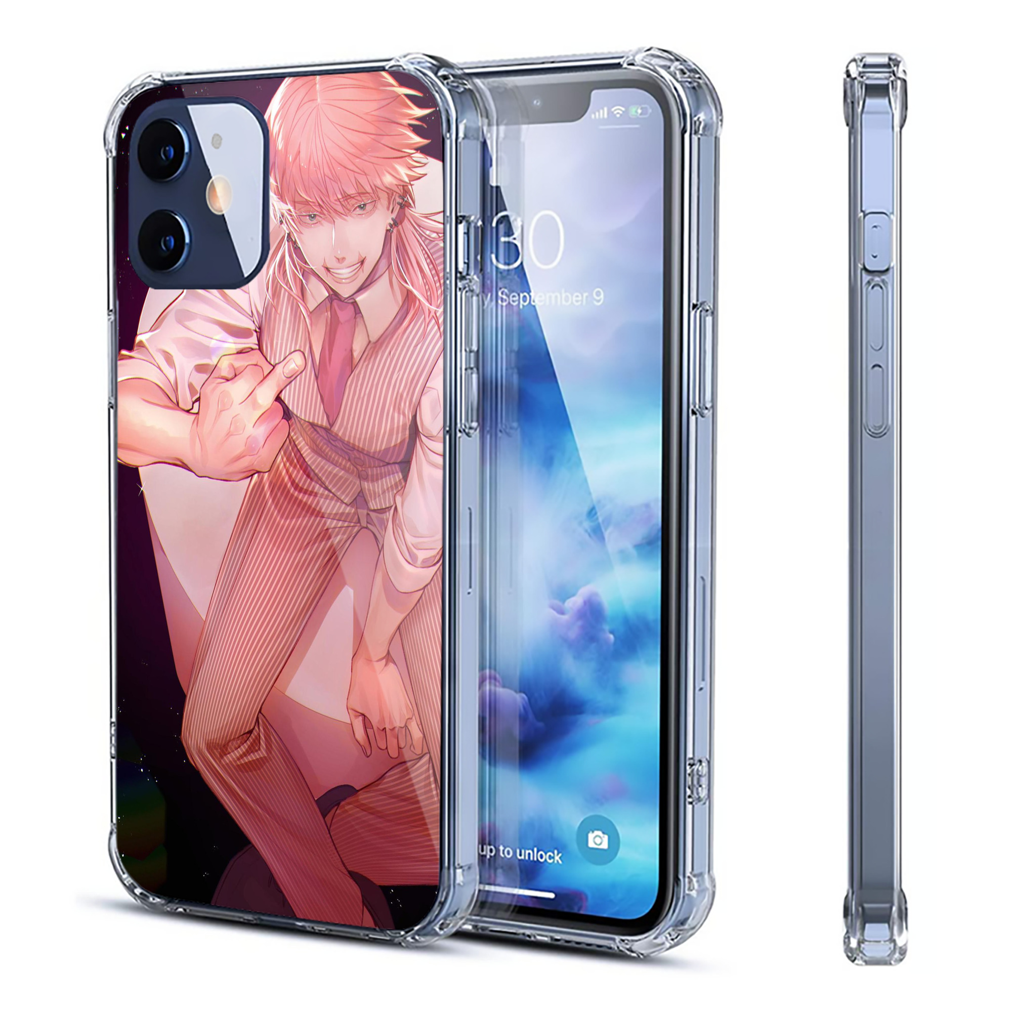 （画像用） 東京リベンジャーズ Tokyo Revengers 【iPhone 12シリーズ対応】透明スマホケース（クリアソフトケース）
